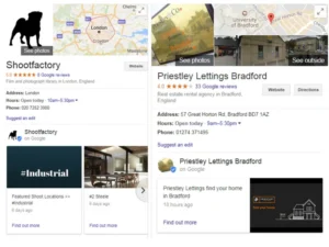 Google posts in search and maps