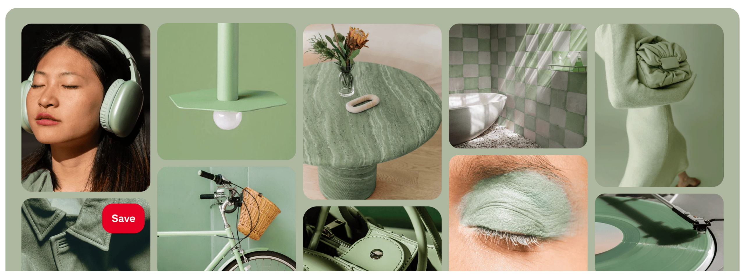 The Pinterest Palette™ 2026 - Jade Collage